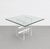 Mid Century Modern Lucite & Glass Coffee | Side Table, C. 1970s For Sale - Image 4 of 13