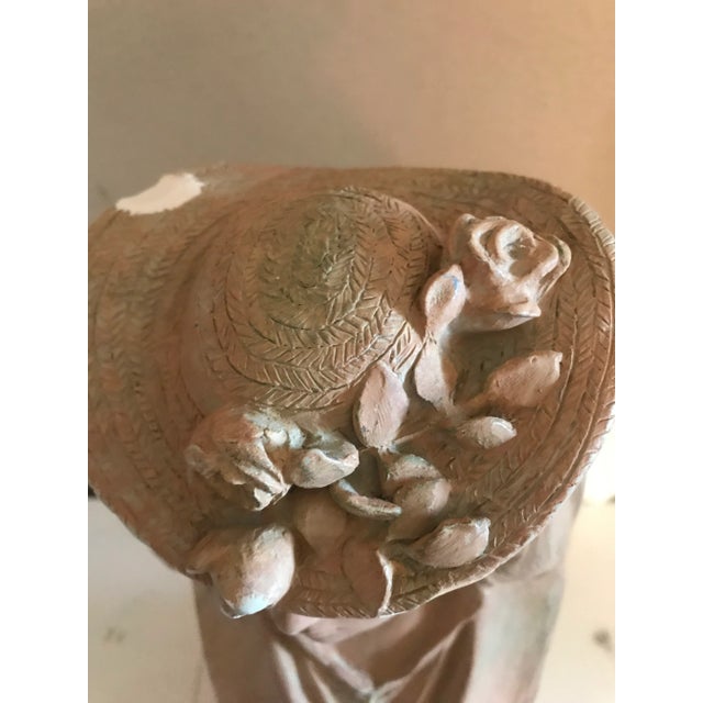 1991 Alva Studio Victorian Woman Sculpture For Sale - Image 4 of 13