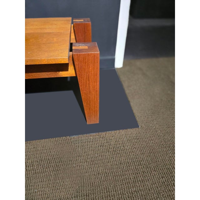 Wood Íkonos Bench/Coffee Table by Rob Edley Welborn For Sale - Image 7 of 8