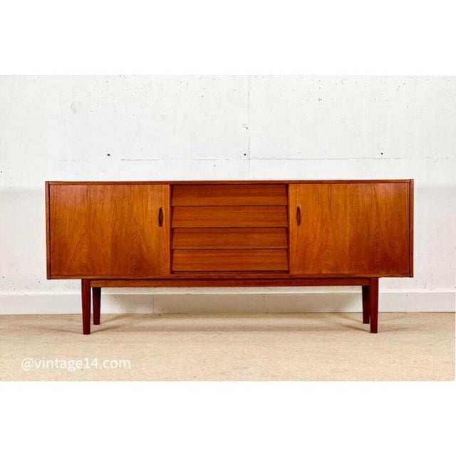 Mid-Century Teak Sideboard by Nils Jonsson for Troeds, Arid Collection, 1960s For Sale - Image 13 of 13