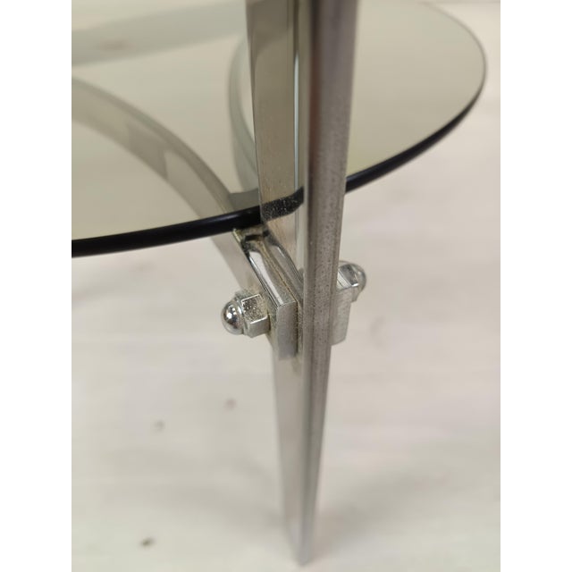 1970s Vintage Chrome Side Table, 1970s For Sale - Image 5 of 11