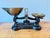 Vintage Librasco Cast Iron & Brass Balance Scale, W/ Weights For Sale - Image 4 of 14