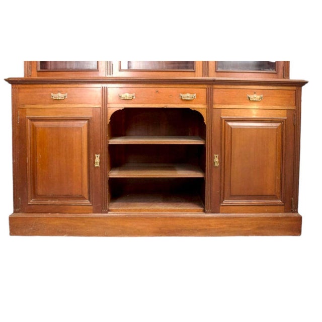 Large Mahogany Bookcase, France, 1800s For Sale - Image 3 of 5