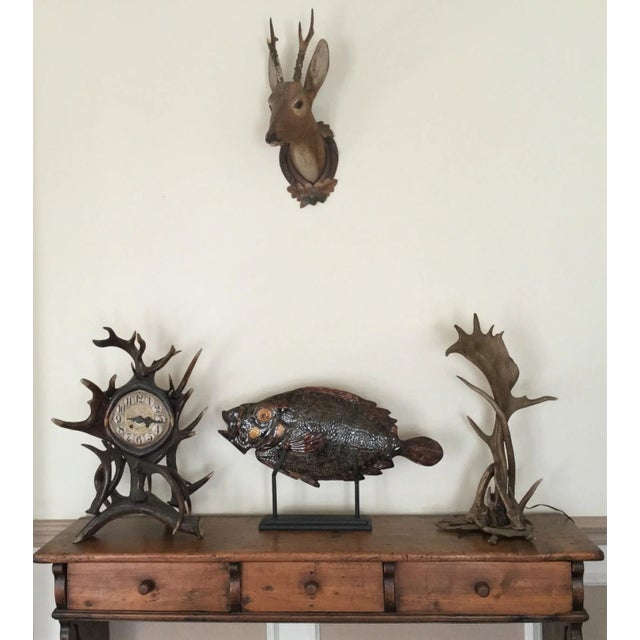 19th Century Rare Majolica Palissy Fish Basket Platter Leon Brard For Sale - Image 11 of 11