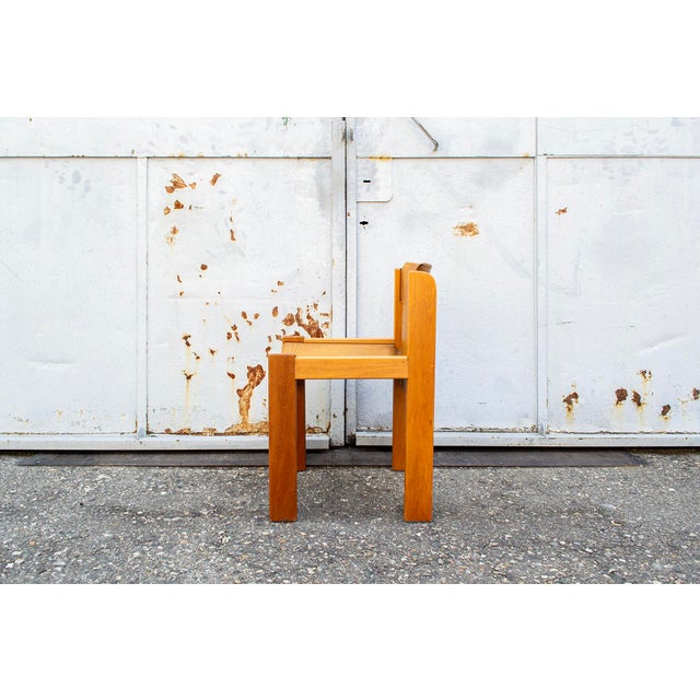 Solaris Leather Chairs by Franco Vattolo for Ibisco, 1970s, Set of 6 For Sale - Image 4 of 8