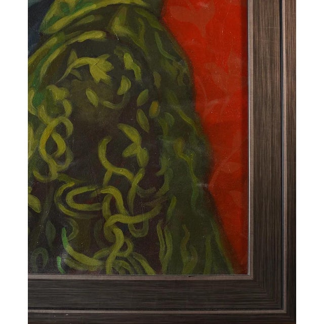 Contemporary "My Color, My Identity" Contemporary Portrait Painting by Oluwatobiloba David, Framed For Sale - Image 3 of 3