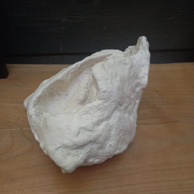 Cream Vintage Plaster Abstract Natural Color Palette Sculpture / Giacometti For Sale - Image 8 of 12