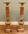 Louis XVI Revival French Pedestal Stands Marble, Set of 2 For Sale - Image 11 of 11