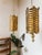 Mid 20th Century Vintage Italian Gold Draped Swag Lamps - a Pair For Sale - Image 5 of 7