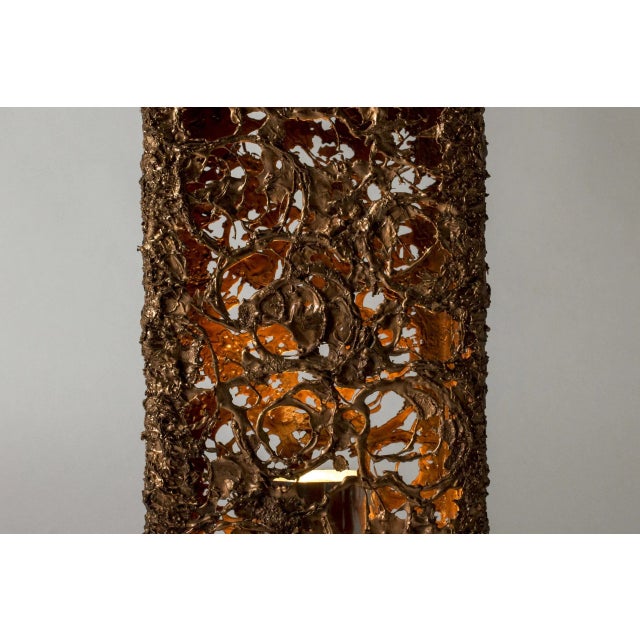 1960s Mid-Century Swedish Copper Floor Lamp For Sale - Image 5 of 9