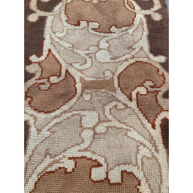 Mid-Century French Cogolin Rug, 1940s For Sale - Image 6 of 18