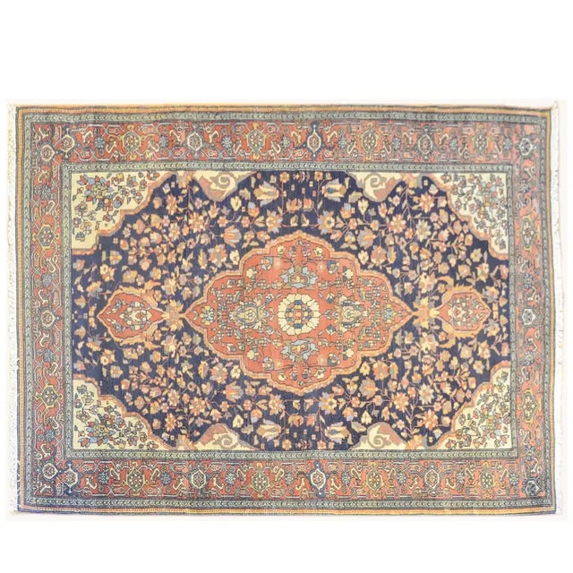 Late 19th Century 19th Century Sarouk Farahan Rug For Sale - Image 5 of 5