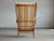 Yellow Danish Midcentury Wingback Lounge Chair With Exposed Sides For Sale - Image 8 of 13