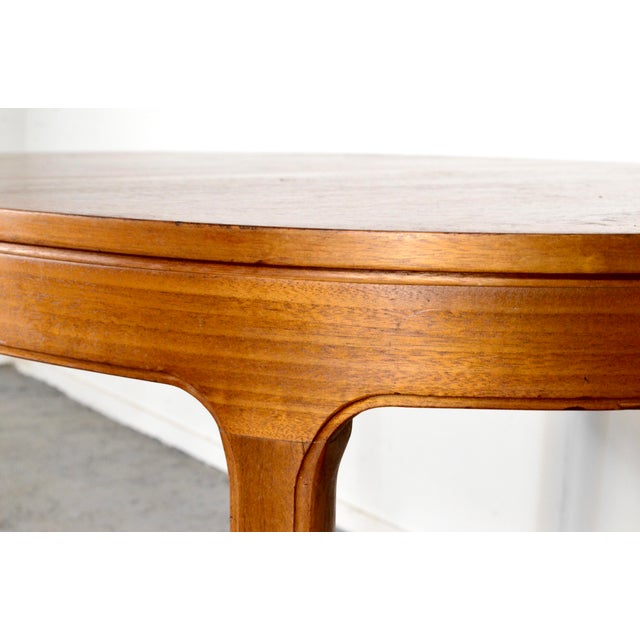 Mid-Century Modern Extendable Oblong Dining Table in Teak from Nathan, 1960s For Sale - Image 9 of 12