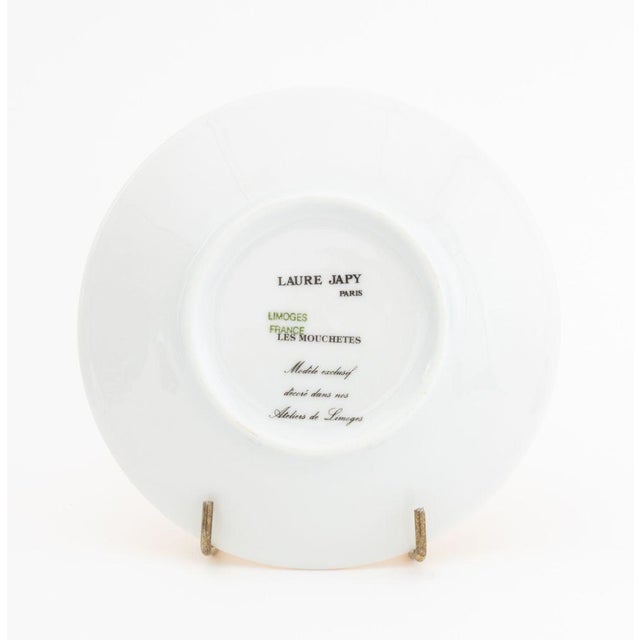 Laure Japy "Les Mouchetes" Cups & Saucers, 21 Pcs. For Sale - Image 10 of 11