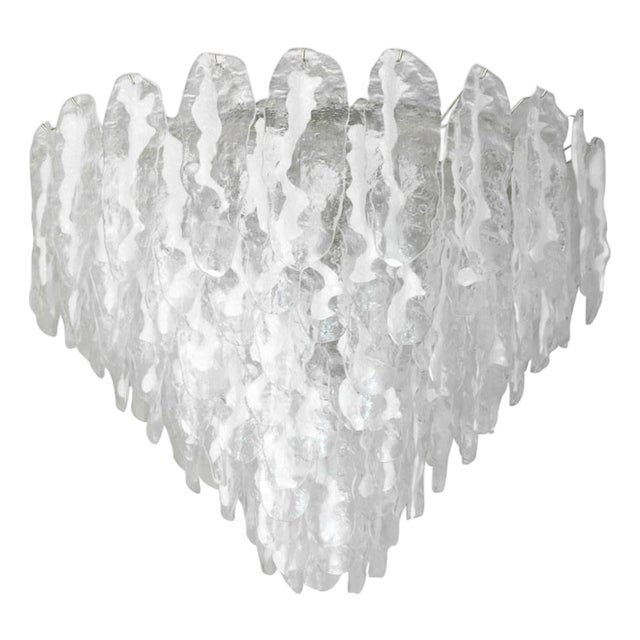 21st Century Murano Fiamme Chandelier by Fabio LTD For Sale