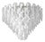 21st Century Murano Fiamme Chandelier by Fabio LTD For Sale