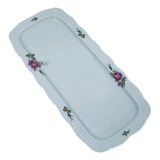 Vintage Rose Monbijou Porcelain Platter from Rosenthal, 1985 For Sale