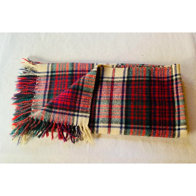 Mid-Century Modern Vintage Brooks Brothers Wool Stadium Blanket - Made in England, c.1950 For Sale - Image 3 of 10