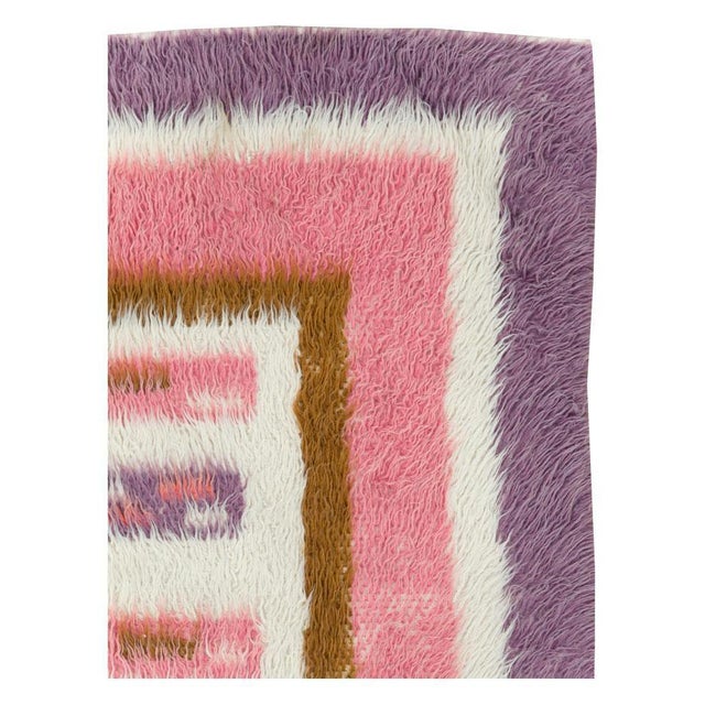 Modern Galerie Shabab Collection Mid-20th Century Handmade Turkish Tulu Accent Rug For Sale - Image 3 of 10