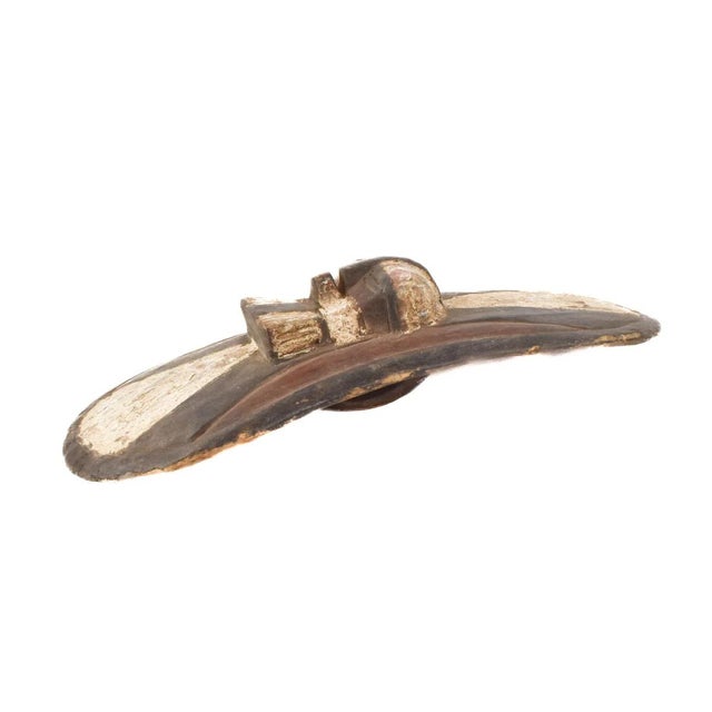 Early 20th Century Songye Miniature Shield with Kifwebe Mask Icon For Sale - Image 4 of 7