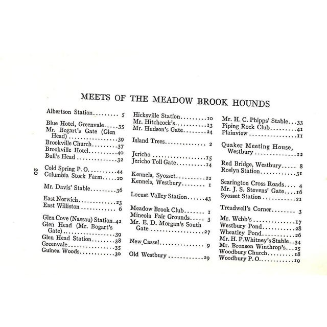 Paper Meadow Brook Club m.b.h. Year Book 1922 For Sale - Image 7 of 11