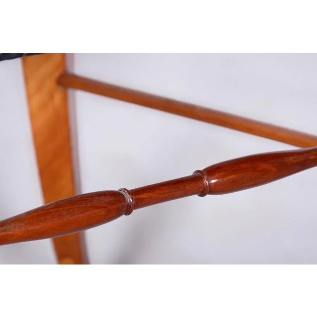 Wood Biedermeier Armchair in Cherrywood and Ebony, Vienna, Austria, 1820s For Sale - Image 7 of 12