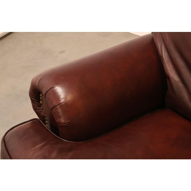2000 - 2009 Hancock & Moore Traditional Leather Sofa For Sale - Image 5 of 18