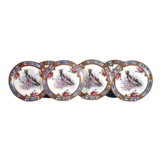 Garfield Pottery Earthenware Plates by Wood & Hulme - Set of Six For Sale