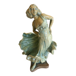 Early 20th Century Bernhard Bloch Art Nouveau Figure For Sale