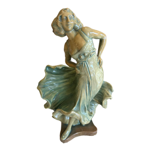 Early 20th Century Bernhard Bloch Art Nouveau Figure
