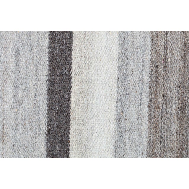 Early 21st Century Modern Tulu Nadu “Line Segment” Wool Rug by Doris Leslie Blau For Sale - Image 5 of 8