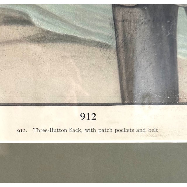 1913 Mens Fashion Print For Sale - Image 4 of 6