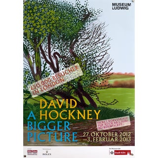 A Bigger Picture Exhibition Poster by David Hockney, 2012 For Sale