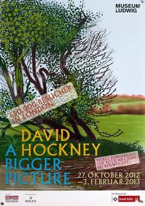 A Bigger Picture Exhibition Poster by David Hockney, 2012