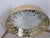 Round Mirror in Brass-Plated Iron with Diamond-Cut Glass Stalactites and Magnet For Sale - Image 9 of 18