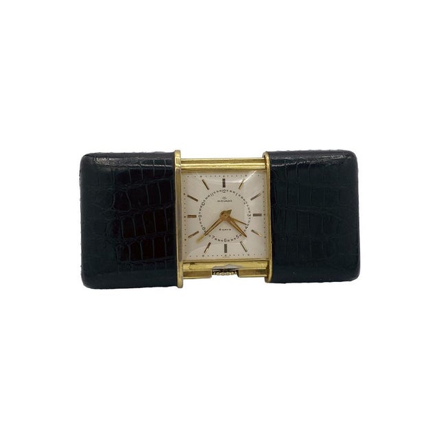 Large 895 Ermeto Pullman 8-Day Travel Watch from Movado, 1940s For Sale - Image 10 of 10