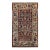 Antique Persian Malayer Area Rug, Hand-Knotted Wool, Geometric Pattern, 4x7, Navy & Ivory For Sale