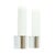 Vintage Opaline Glass and Chrome Sconces from Limburg, Germany, 1970s, Set of 2 For Sale - Image 9 of 9