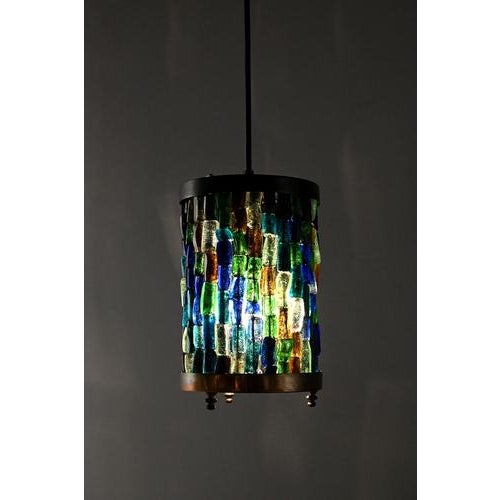 Vintage Pendant Light in Brass For Sale - Image 11 of 11
