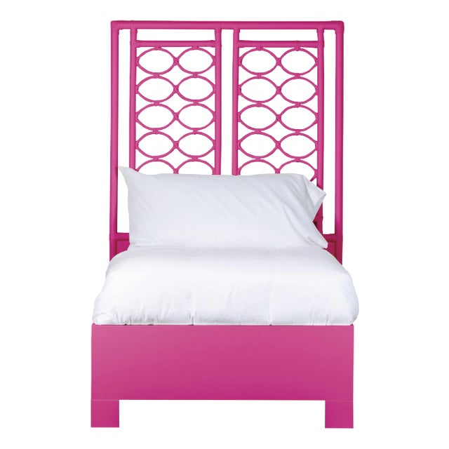 Infinity Platform Bed Twin, Hot Pink For Sale
