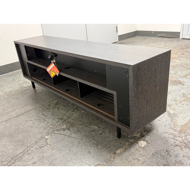 Bdi Cavo Model 8167 Graphite Home Theater Cabinet For Sale - Image 12 of 12