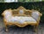 1980s 1980s French Louis XVI Gold Beech Mint Settee - 1 Pc For Sale - Image 5 of 11