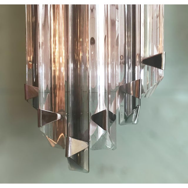 21st Century Maestoso Murano Triedri Glass Rod Sconce by Fabio LTD For Sale - Image 6 of 10