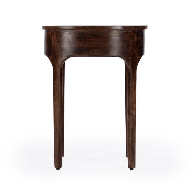 2020s Alinia 1 drawer End Table, Dark Brown For Sale - Image 5 of 6