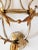 Gold Regency Style Swag Gilt Iron Wall Sconces - A Pair For Sale - Image 8 of 12