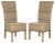 Dainton 19''H Rattan Side Chair in Natural Unfinished - a Pair For Sale - Image 10 of 10