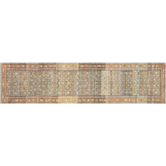 Textile 1920s Persian Bidjar Runner For Sale - Image 7 of 7