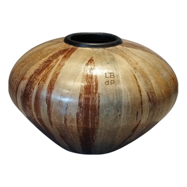 Large Vintage Vase in Leaves, 1950s For Sale