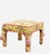Pair Vintage Parsons Ottomans/Benches in Vibrant Chinoiserie Upholstery. Whimsical print on citrus background with shades...
